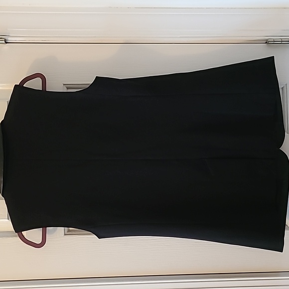 NWT: MICHAEL KORS AUTHENTIC WOMENS BLACK FAUX LEATHER LONG VEST SIZE XS - Picture 10 of 16